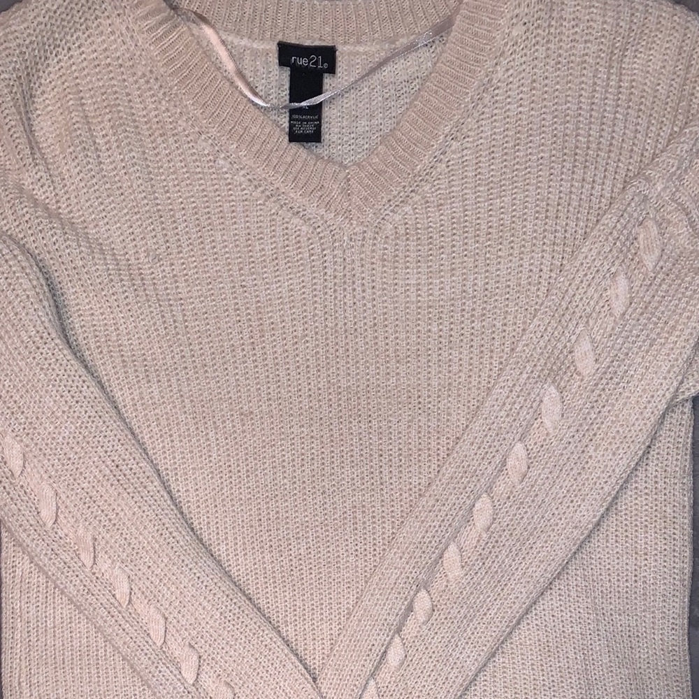 Cream sweater